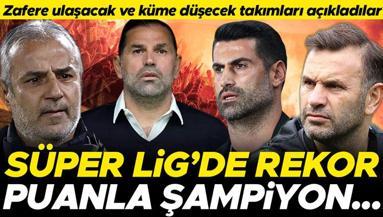 Süper Ligde 2023-24 sezonu şampiyonunu, puan farkını ve küme düşecekleri açıkladılar Galatasaray ile Fenerbahçe...