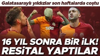 Sivassporu 6 golle geçen Galatasarayda Ziyech, Mertens ve Icardi şov yaptı
