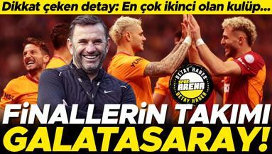 Finallerin takımı Galatasaray 67 finalde 48 kez sevinç...