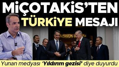 Miçotakisten Türkiye mesajı Yunan medyası yıldırım gezisi diye duyurdu...
