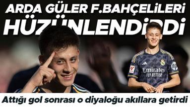 Realde üçüncü golünü atan Arda Gülerden Fenerbahçelileri hüzünlendiren hareket O görüntü paylaşıldı...