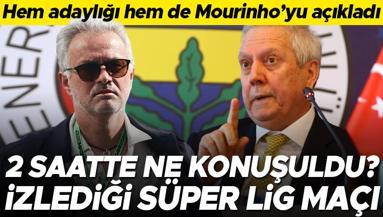 Aziz Yıldırım, Jose Mourinho ile geliyor | Açıklamadaki detay, izlediği Süper Lig maçı... | Fenerbahçede başkanlık seçimi