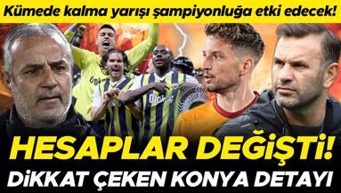 Süper Ligde şampiyonluk son haftaya kaldı: Dikkat çeken detay Fenerbahçenin kulağı Konyaspor - Galatasaray maçında olacak