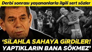Canlı: Galatasaray Başkanı Dursun Özbekten Fenerbahçe maçı sonrasında yaşananlarla ilgili flaş açıklamalar