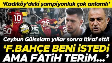 Ceyhun Gülselam, yıllar sonra Spor Arenaya itiraf etti: Kadıköydeki şampiyonluk çok anlamlı | Fenerbahçe beni istedi ama Fatih Terim...