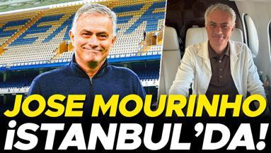 Son dakika: Fenerbahçenin yeni teknik direktörü Jose Mourinho, İstanbula geldi İmza töreni...