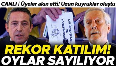 Canlı: Fenerbahçe yeni başkanını seçiyor Ali Koç mu Aziz Yıldırım mı