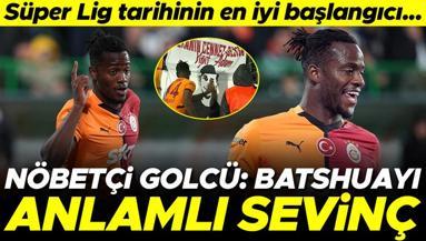 Galatasarayın nöbetçi golcüsü Michy Batshuayi Süper Lig tarihinin en iyi başlangıcı...