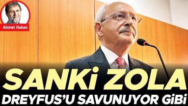 Sanki Zola Dreyfus’u savunuyor gibi