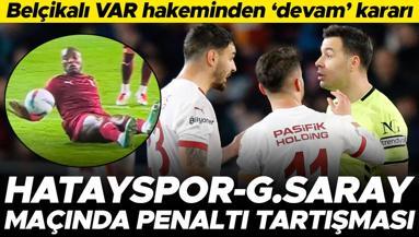 Hatayspor-Galatasaray maçında penaltı tartışması Yabancı VAR çağırmadı