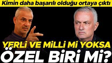 Fenerbahçede Mourinho, performansıyla İsmail Kartalın gerisinde kaldı: Yerli ve milli mi, özel biri mi