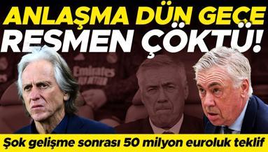 Ancelotti ile Brezilya anlaşması dün gece 11de iptal oldu Masadan kalkan Brezilyadan Jorge Jesus sürprizi