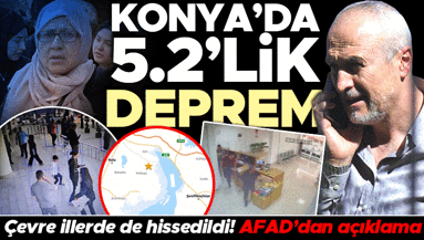 Son dakika... Konyada 5.2 büyüklüğünde deprem Ankara ve çevre illerde hissedildi.. Uzman isimden ezber bozan değerlendirme