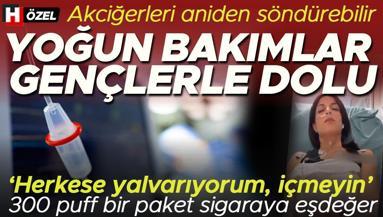 Akciğerleri aniden söndürüyor, yoğun bakımlar gençlerle dolu... 300 puff 1 paket sigaraya eşdeğer | ELEKTRONİK SİGARALARLA İLGİLİ 10 SORU 10 YANIT