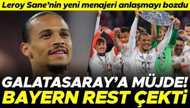 Galatasaraya Leroy Sane müjdesi Bayern Münihten cephesinden açıklama...