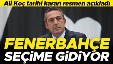 Fenerbahçe Başkanı Ali Koç Olağanüstü Seçim tarihini resmen açıkladı
