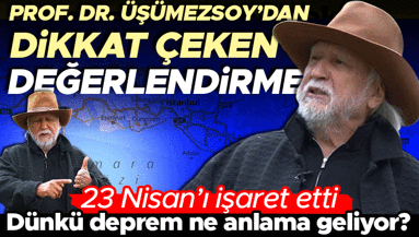 Prof. Dr. Şener Üşümezsoy, İstanbulda dün meydana gelen depremi yorumladı | 6.2’lik depremi işaret etti: Bölgedeki tüm stresi boşalttı