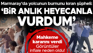 Görüntüler infial yaratmıştı Marmarayda çocuklarının yanında babayı darbeden şüphelinin ifadesi ortaya çıktı