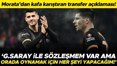 Alvaro Moratadan kafa karıştıran transfer açıklaması İspanyaya dönmek hoşuma gider