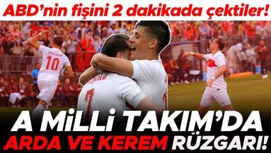 A Milli Takımda Arda Güler ve Kerem Aktürkoğlu rüzgarı