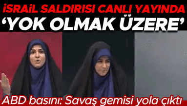 Son dakika... İsrail, İran Devlet Televizyonunu vurdu O anlar canlı yayına böyle yansıdı