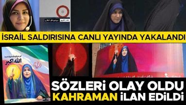 İsrail saldırısına canlı yayında yakalandı: İşte kahraman ilan edilen spiker Sahar Emami