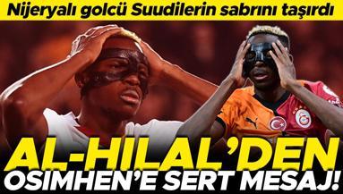 Al-Hilalden Osimhene sert mesaj: Burada para basmıyoruz