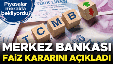 Son dakika... Merkez Bankası faiz kararını açıkladı