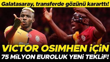 Galatasaray, Osimhen transferi için gözünü kararttı Tam 75 milyon euro