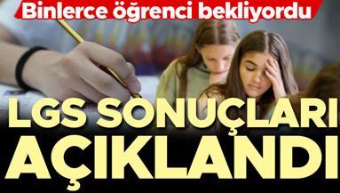 Son dakika...LGS sonuçları açıklandı