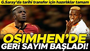 Osimhen transferinde geri sayıma geçildi Uçak hazır bekletiliyor