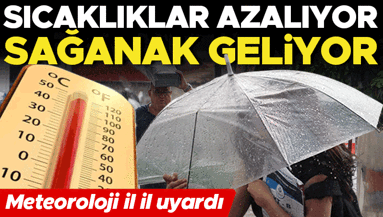 Meteoroloji duyurdu Sıcaklıklar azalıyor... Başkente gök gürültülü sağanak geliyor