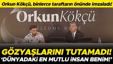 Beşiktaştan Orkun Kökçü için dev imza töreni Dünyanın en mutlusuyum