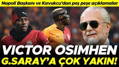 Victor Osimhen, Galatasaraya çok yakın Napoli Başkanı De Laurentiisten açıklama...