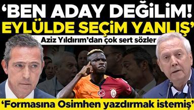 Fenerbahçede kritik Yüksek Divan Kurulu karıştı, Aziz Yıldırımdan tepki Başkan Ali Koç: 2 yeni transfer Feyenoord maçında sahada