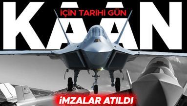 Son dakika... KAAN için tarihi gün İmzalar IDEFte atıldı