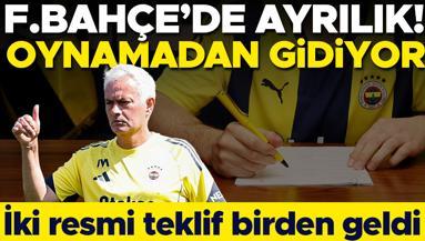 Fenerbahçede ayrılık Bir maç oynamayadan gidiyor