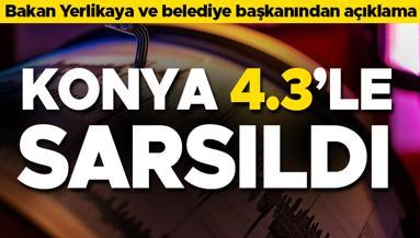 Son dakika...Konyada 4.3 büyüklüğünde deprem
