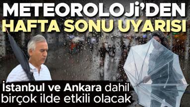 Kuvvetli yağış geliyor Meteoroloji bölge bölge uyardı | İşte sağanak beklenen iller