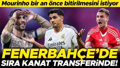 Fenerbahçede sıra kanat transferine geldi Mourinho bir an önce bitirilmesini istiyor