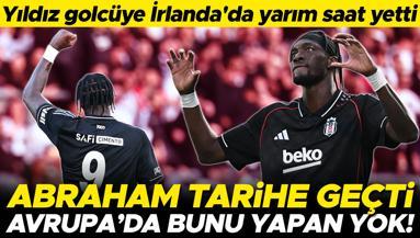 Beşiktaşta Tammy Abraham fırtınası: Yarım saat içinde ilk hat-trickini yaptı, tarihe geçti