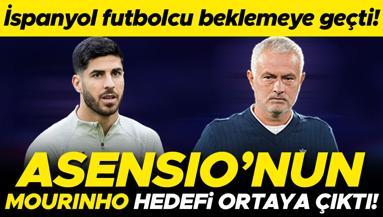 Asensio, Fenerbahçeyi beklemeye geçti Mourinho hedefi ortaya çıktı