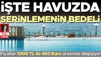 İşte havuzda serinlemenin bedeli