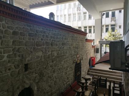 Business center built on historical bath in Istanbul suburb