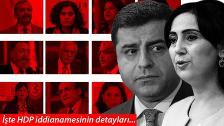 Son dakika... İşte HDP iddianamesinin detayları... Yüzlerce kişiye siyaset yasağı talebi: Demirtaş ve Yüksekdağ da var