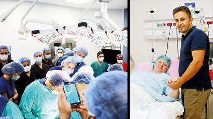 Mucize bebek alkışlarla dünyaya geldi