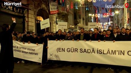 TÜGVA Gençlik Kolları Üyeleri Kuran-ı Kerim yakılmasını protesto etti