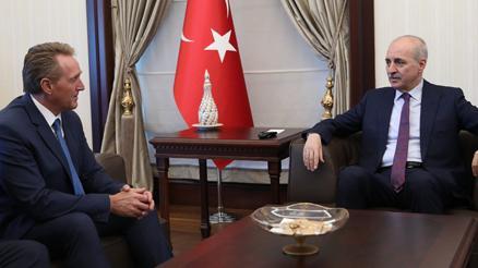 AK Parti Genel Başkanvekili Kurtulmuş, ABD Ankara Büyükelçisi Flake ile görüştü