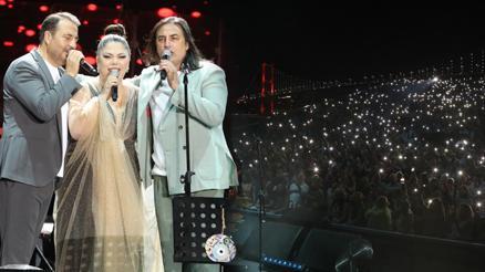 Boğazın ışıkları altında İzel-Çelik-Ercan ile müzik dolu gece