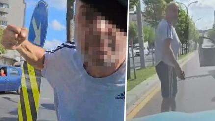 Yol verme tartışmasında doktora saldırı... O anlar kamerada